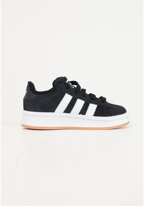 Black and white Campus 00s Elastic lace boy and girl sneakers ADIDAS ORIGINALS | JI4331.